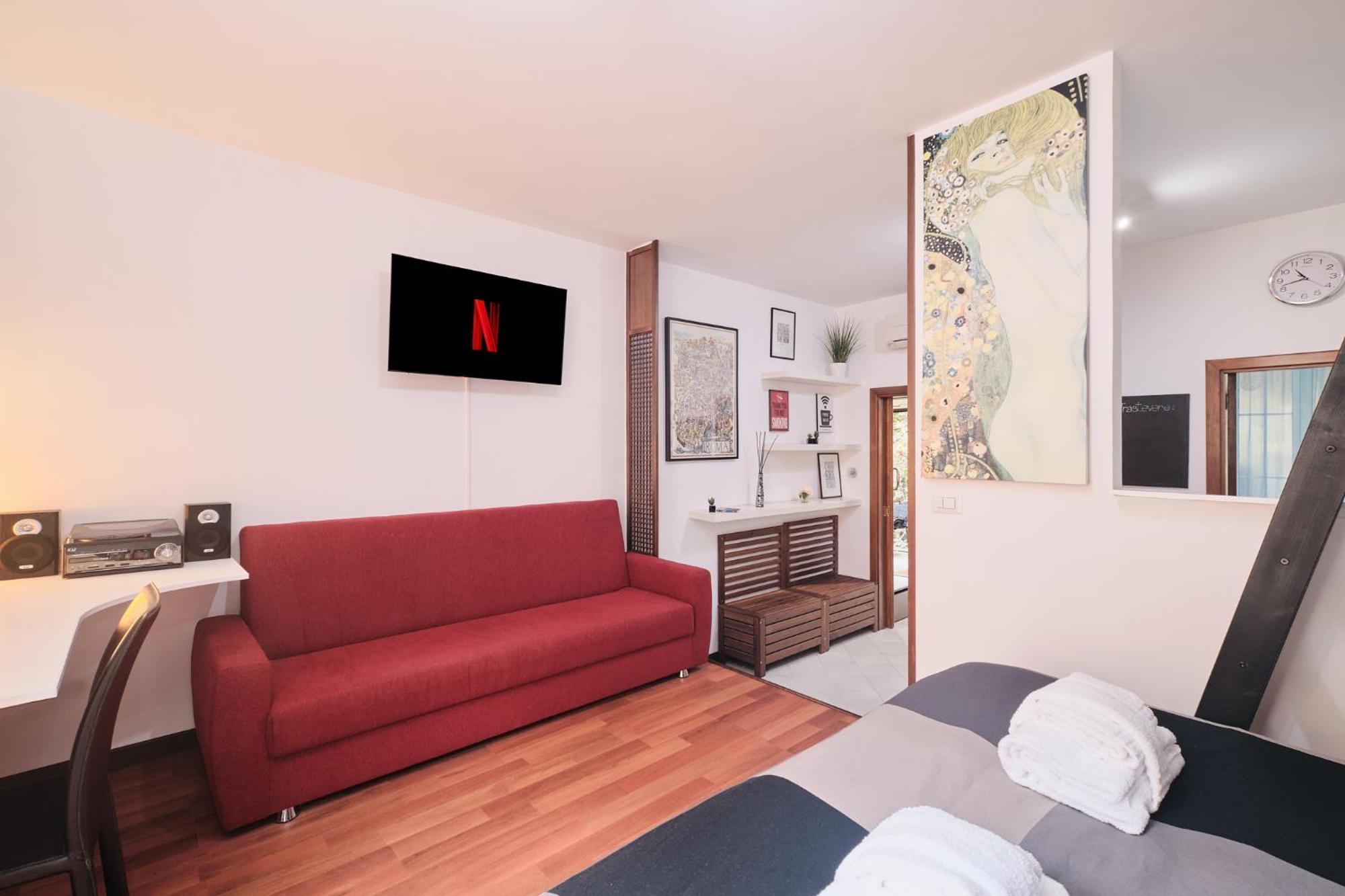 Trastevere- Flat Con Giardino, Ac, Wi-Fi & Netflix Roma Esterno foto