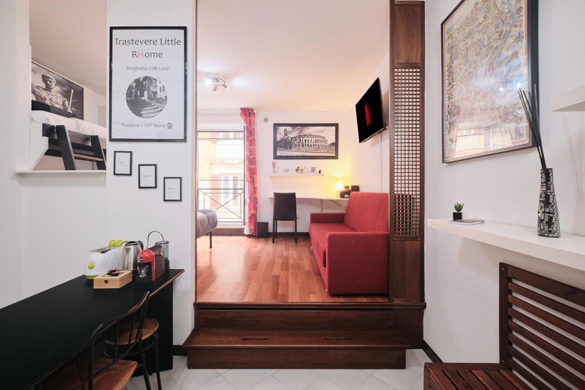 Trastevere- Flat Con Giardino, Ac, Wi-Fi & Netflix Roma Esterno foto