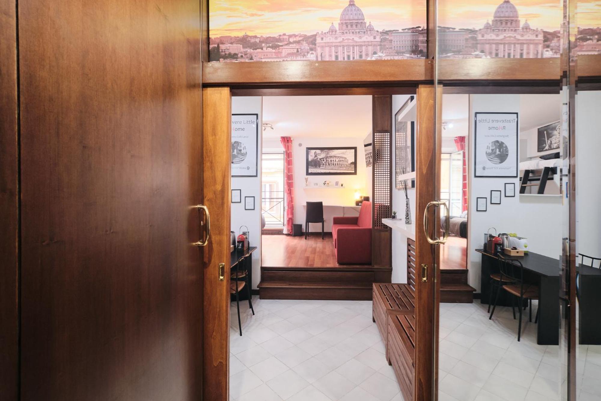 Trastevere- Flat Con Giardino, Ac, Wi-Fi & Netflix Roma Esterno foto